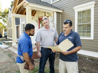 Solid State Construction - Chris, Will & Jeff - Siding Installation